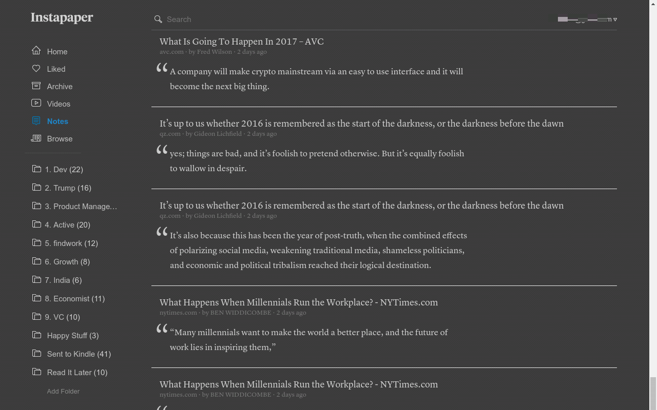 AcceleReader for Instapaper截图2