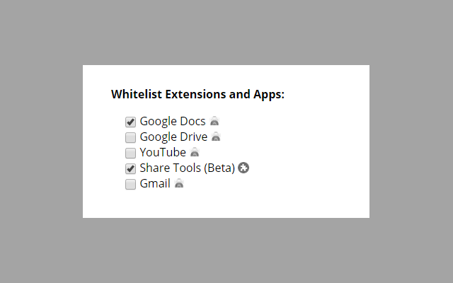 Disable Extensions and Apps截图1