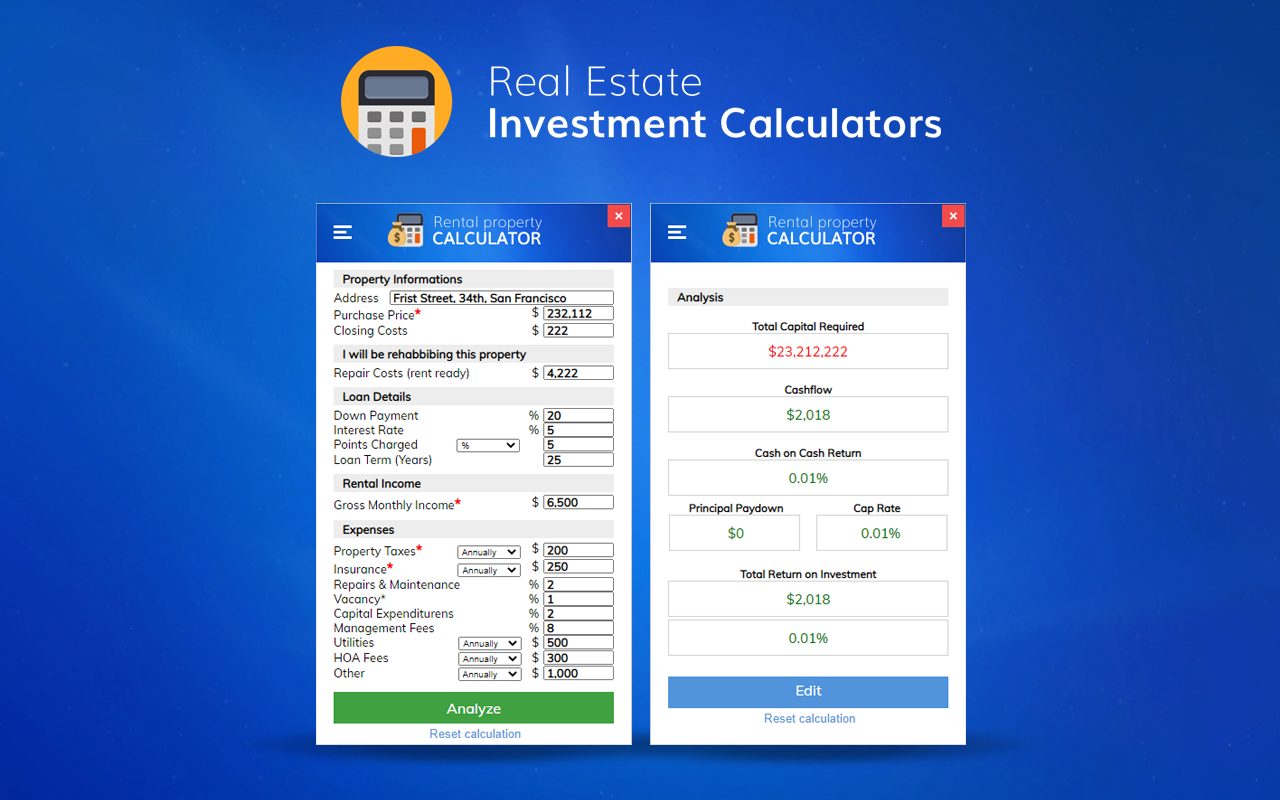 REI Calcualtor截图1