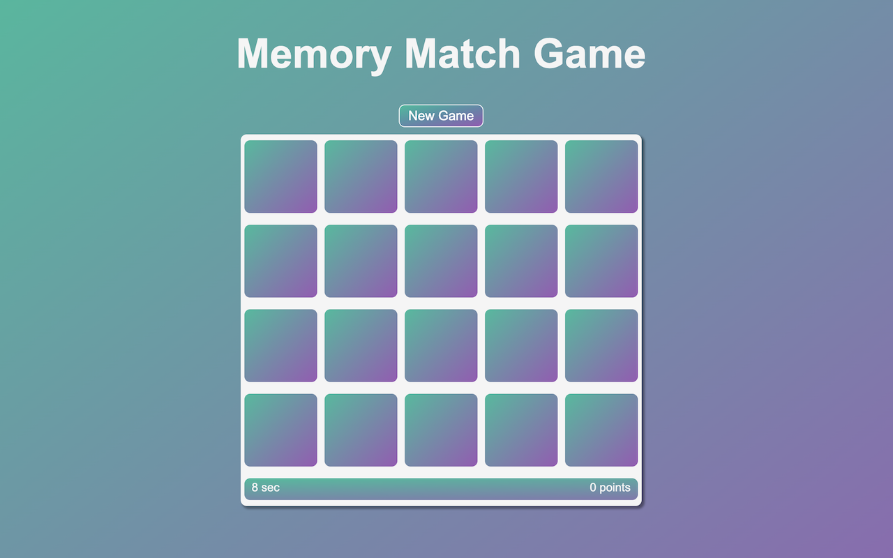 AI Memory Match Game截图1