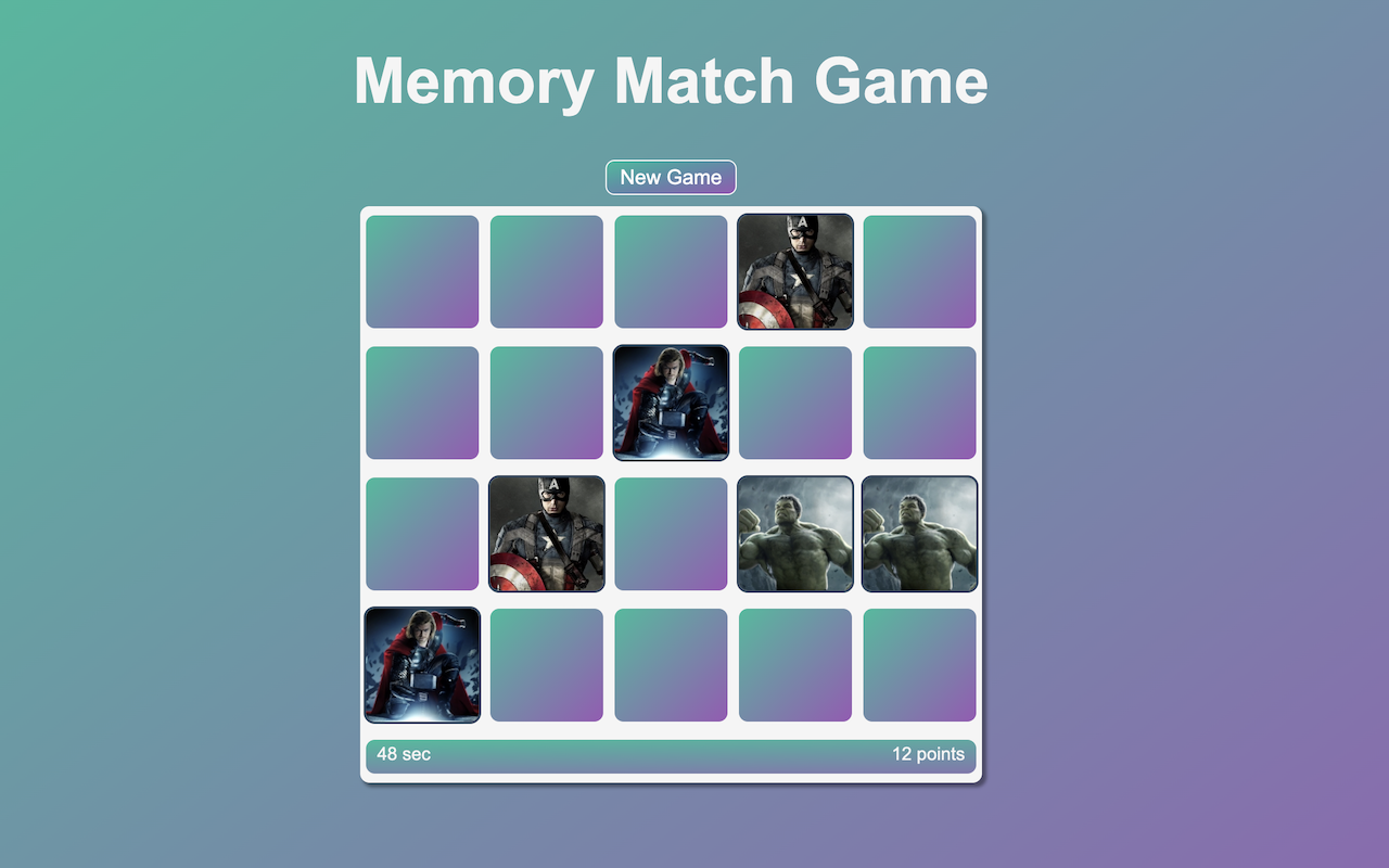 AI Memory Match Game截图2