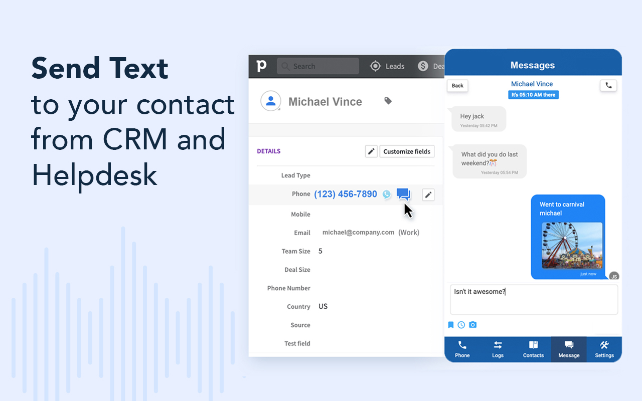 JustCall - Click To Call for CRM Tools截图3