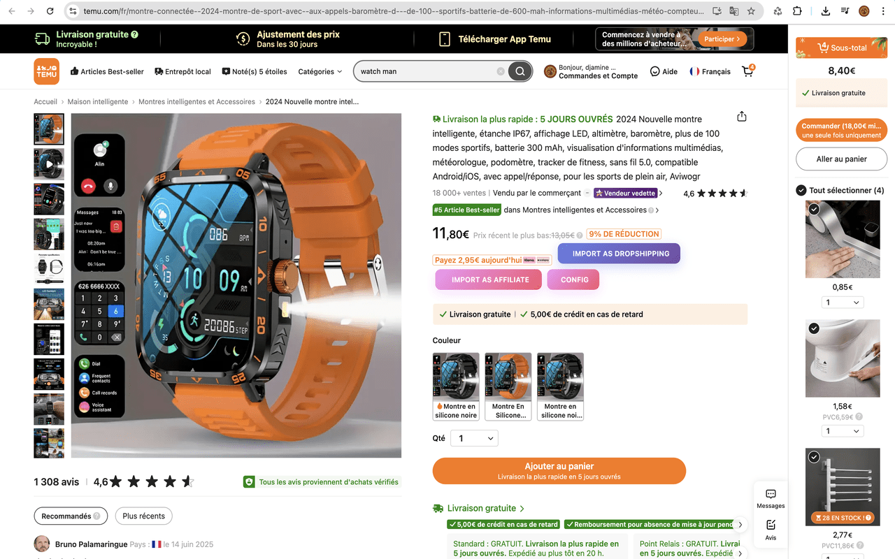 Sharkdropship for Temu, AliExpress, eBay,Amazon,Etsy截图2