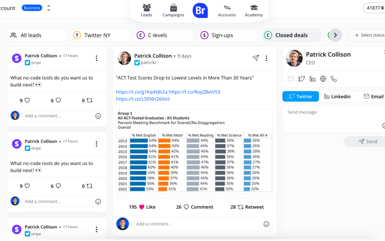 Breakcold - Social Selling CRM截图1