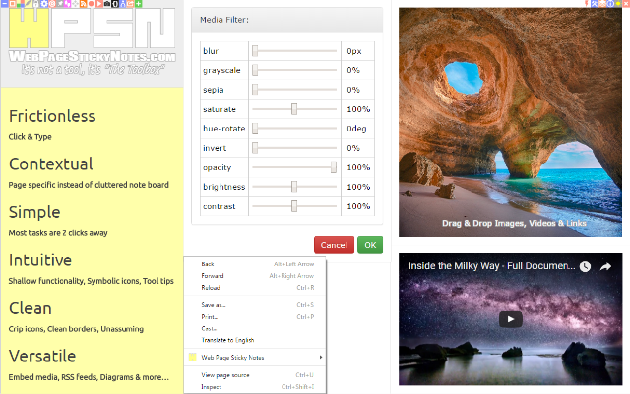 Web Page Sticky Notes截图5