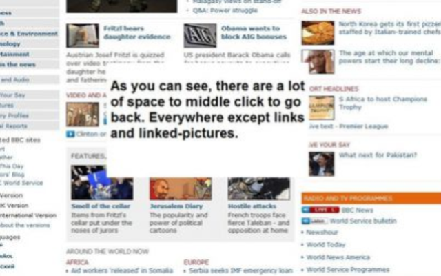 Middle Click To Go Back截图1