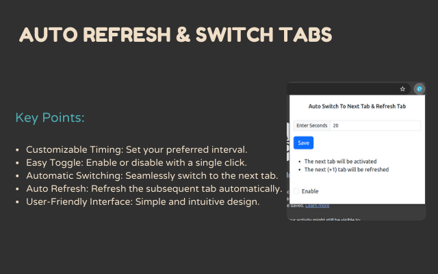 Auto Refresh & Switch Tabs截图1