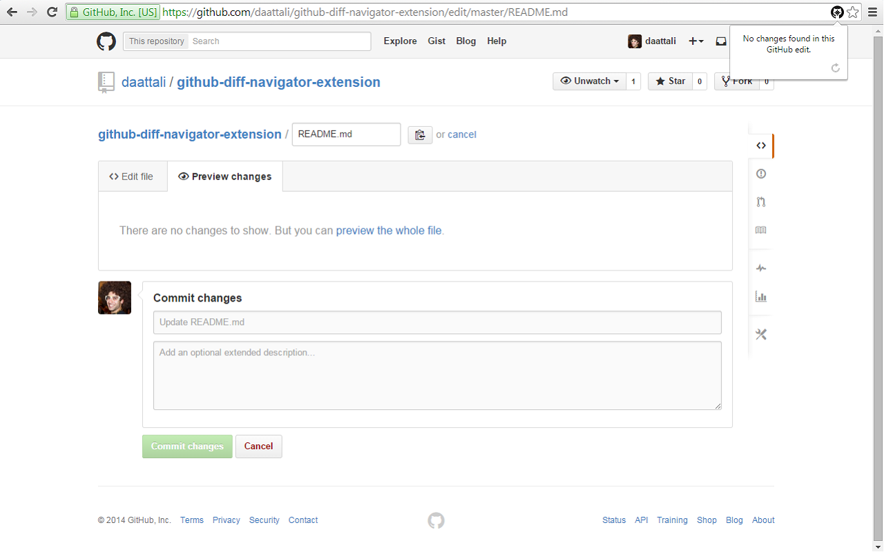 Diff Navigator for GitHub截图1
