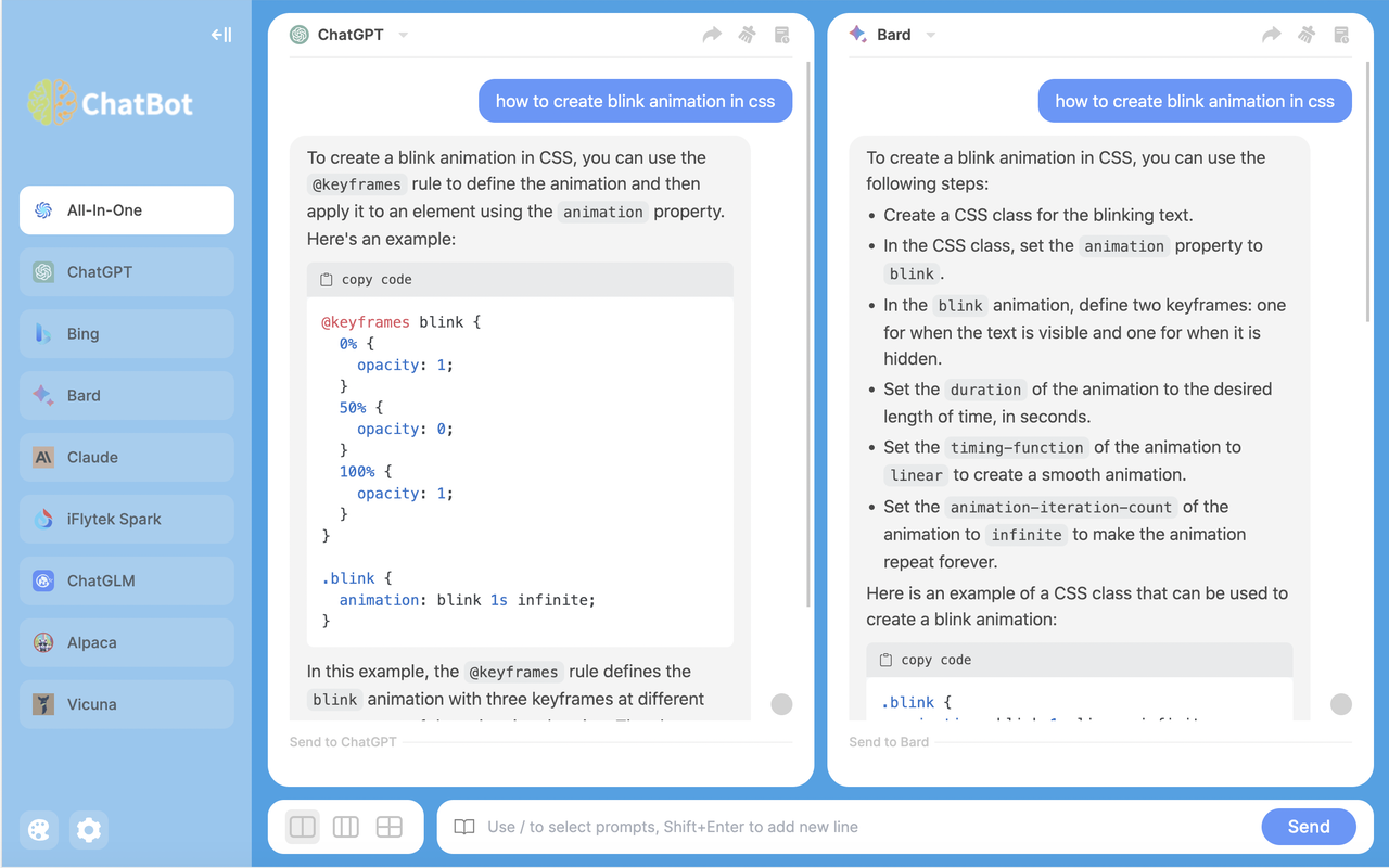 ChatBot AI助手 - ChatGPT & Claude & Bard...截图1