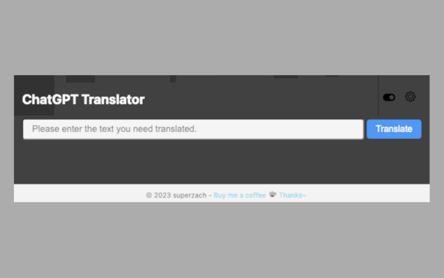 ChatGPT Translator截图3