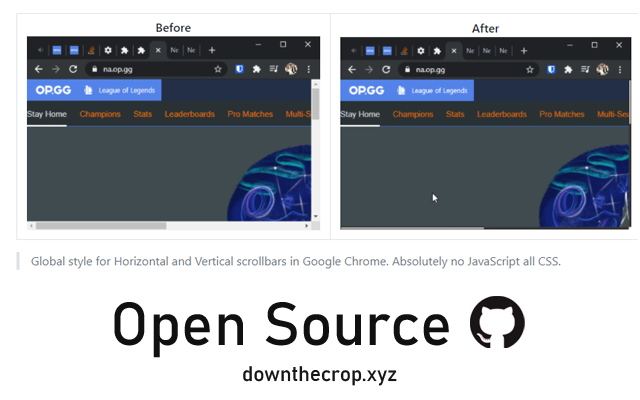 Chrome Minimal Scrollbar截图1