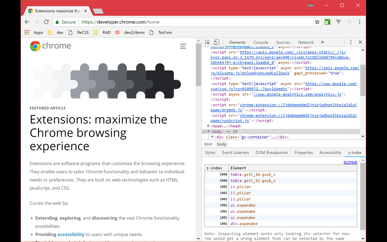 DevTools z-index截图1