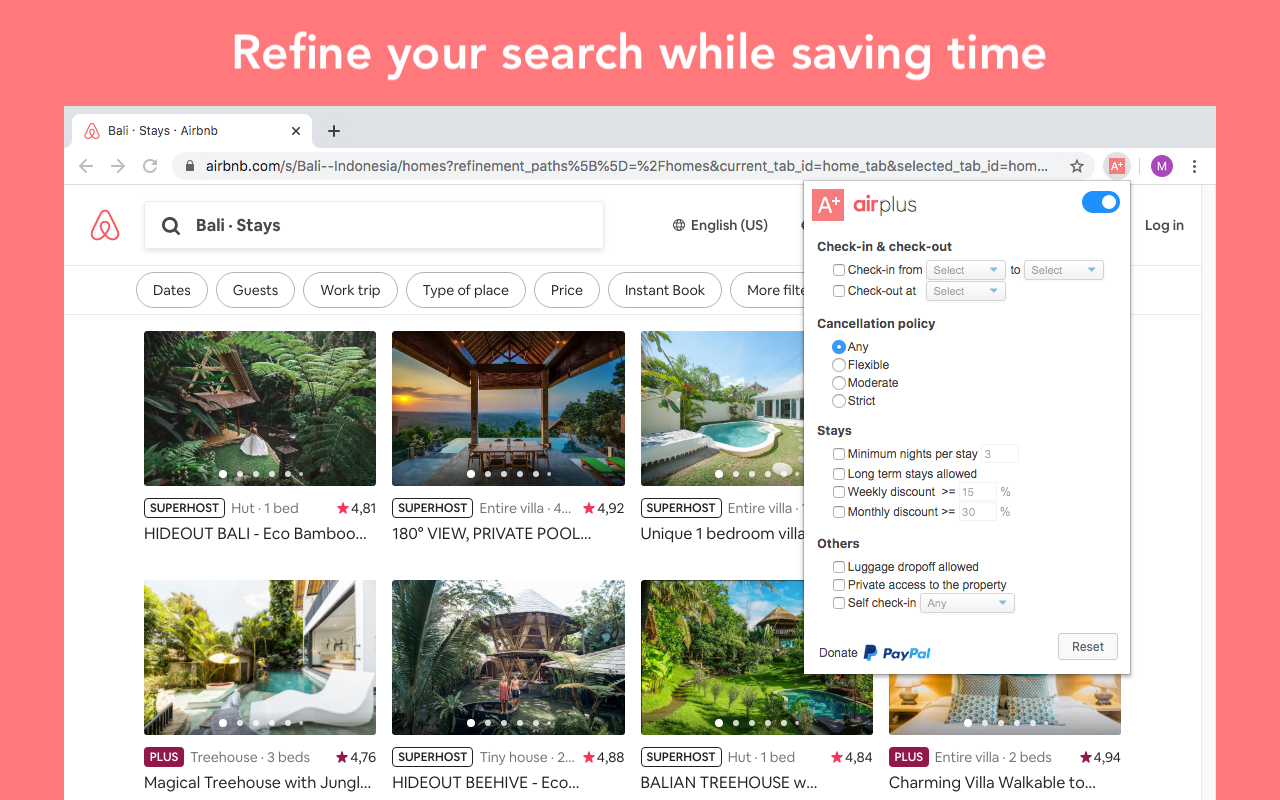 Airplus - advanced options for Airbnb™截图3