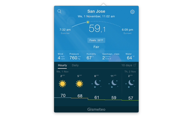 Gismeteo截图3