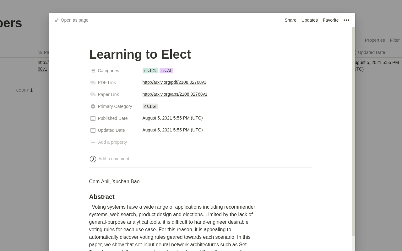 Arxiv To Notion截图1
