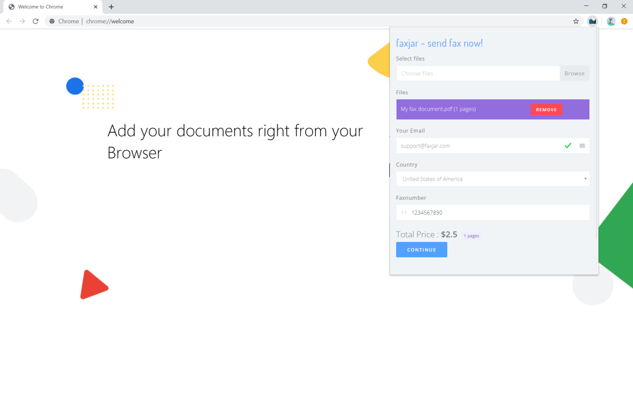 Faxjar - Send a fax now (no ads or signups)截图3
