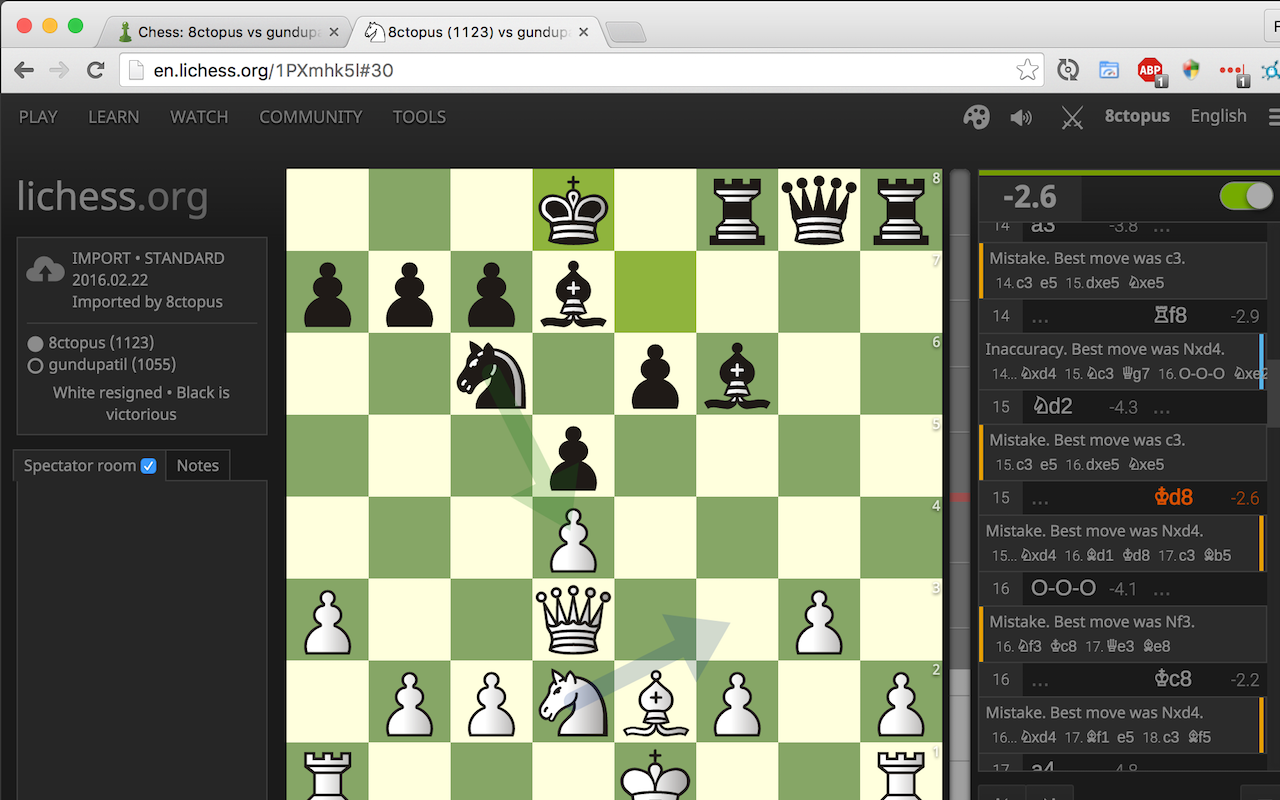 Chess.com Analysis at Lichess截图2