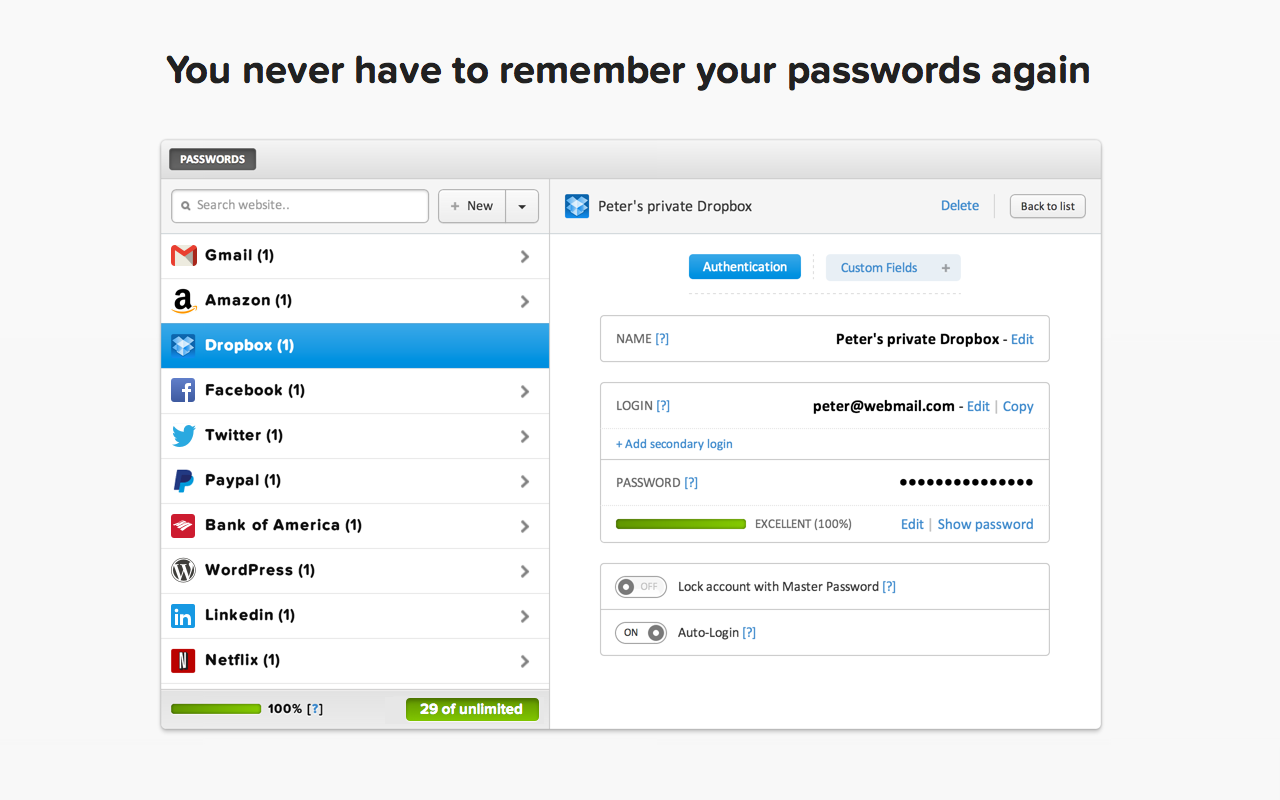 Limitlesslane - Free Password Manager截图3