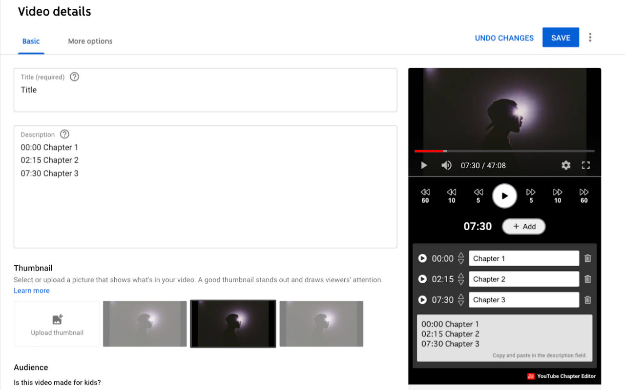 YouTube Chapter Editor截图1