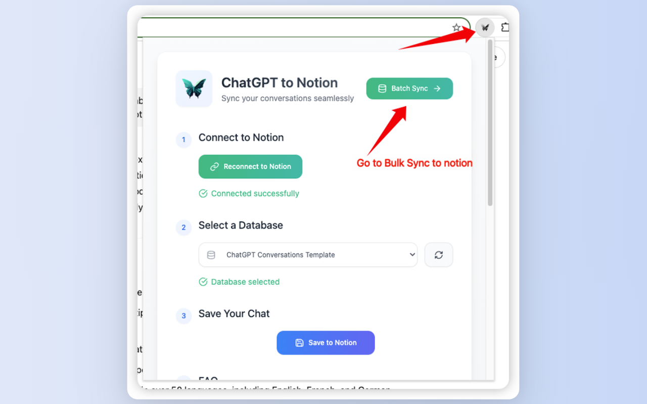 保存 ChatGPT 到 Notion截图4