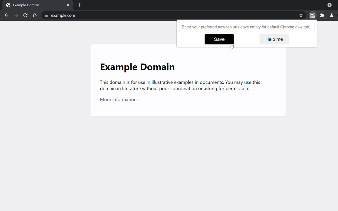 Override Chrome's New Tab Policy截图1
