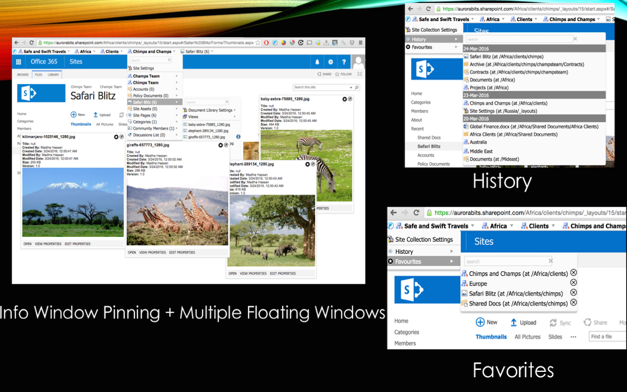 FlyView for SharePoint and Office 365 Sites截图2