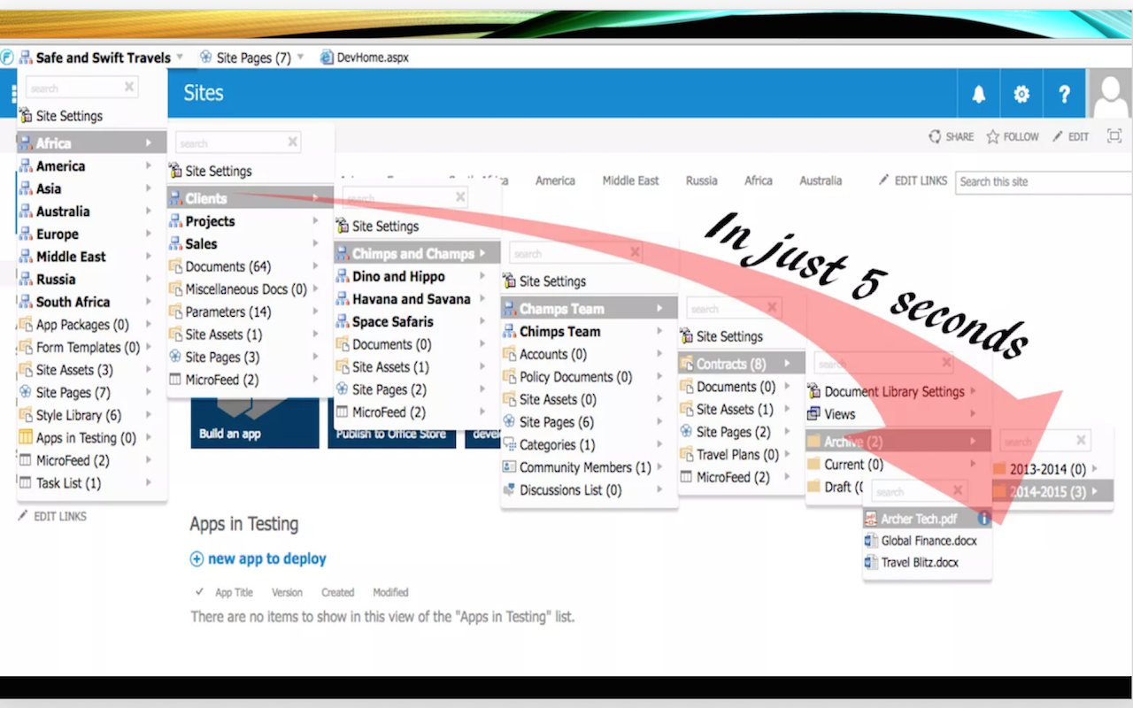 FlyView for SharePoint and Office 365 Sites截图4