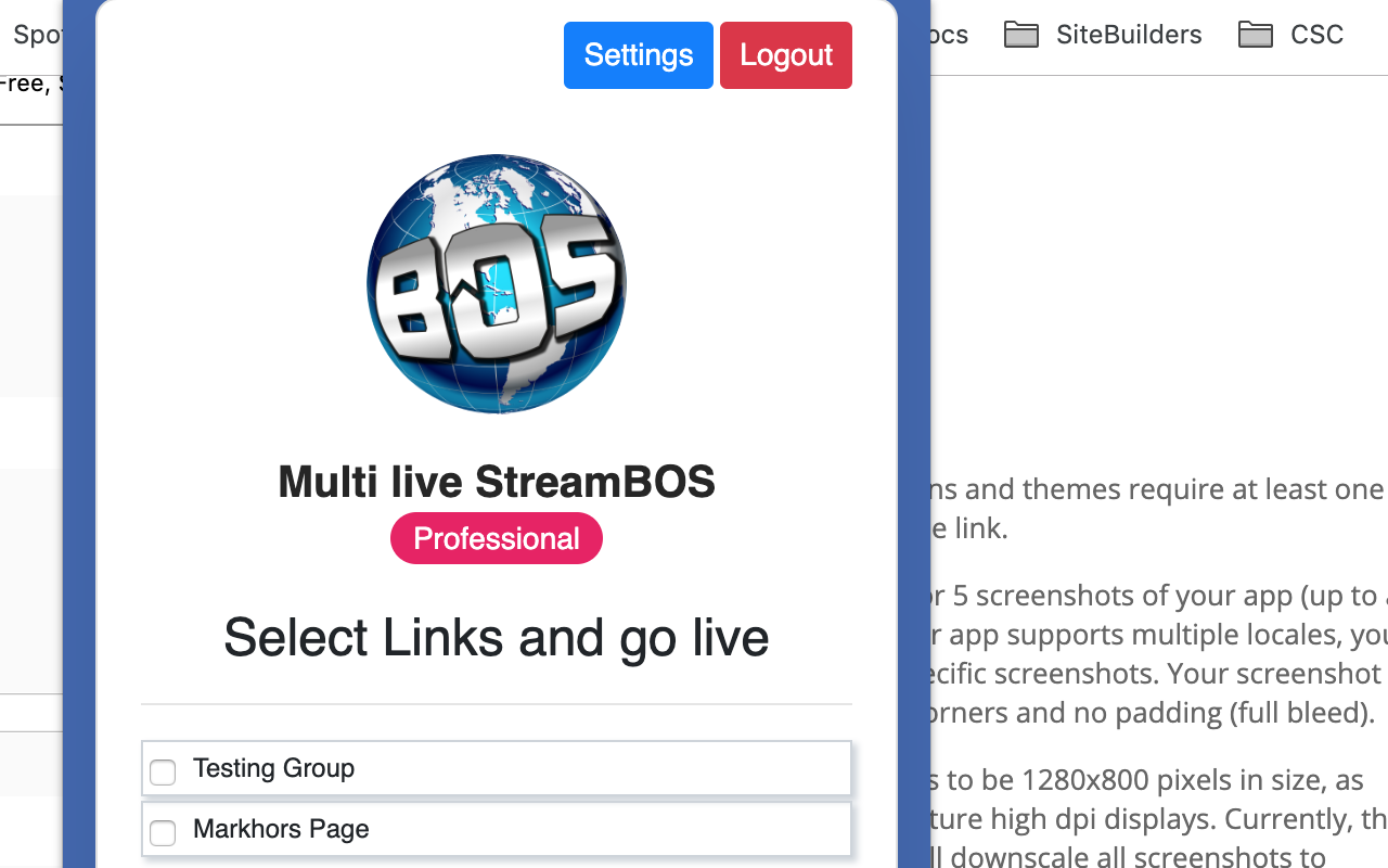Multi live StreamBOS截图1