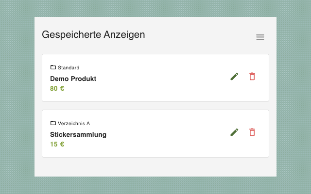 Kleinanzeigen Tool截图1