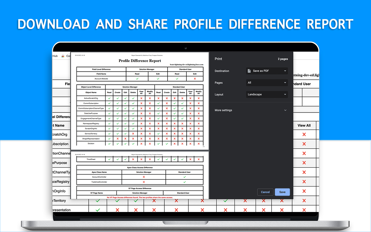 Crazy Compare For Salesforce截图1