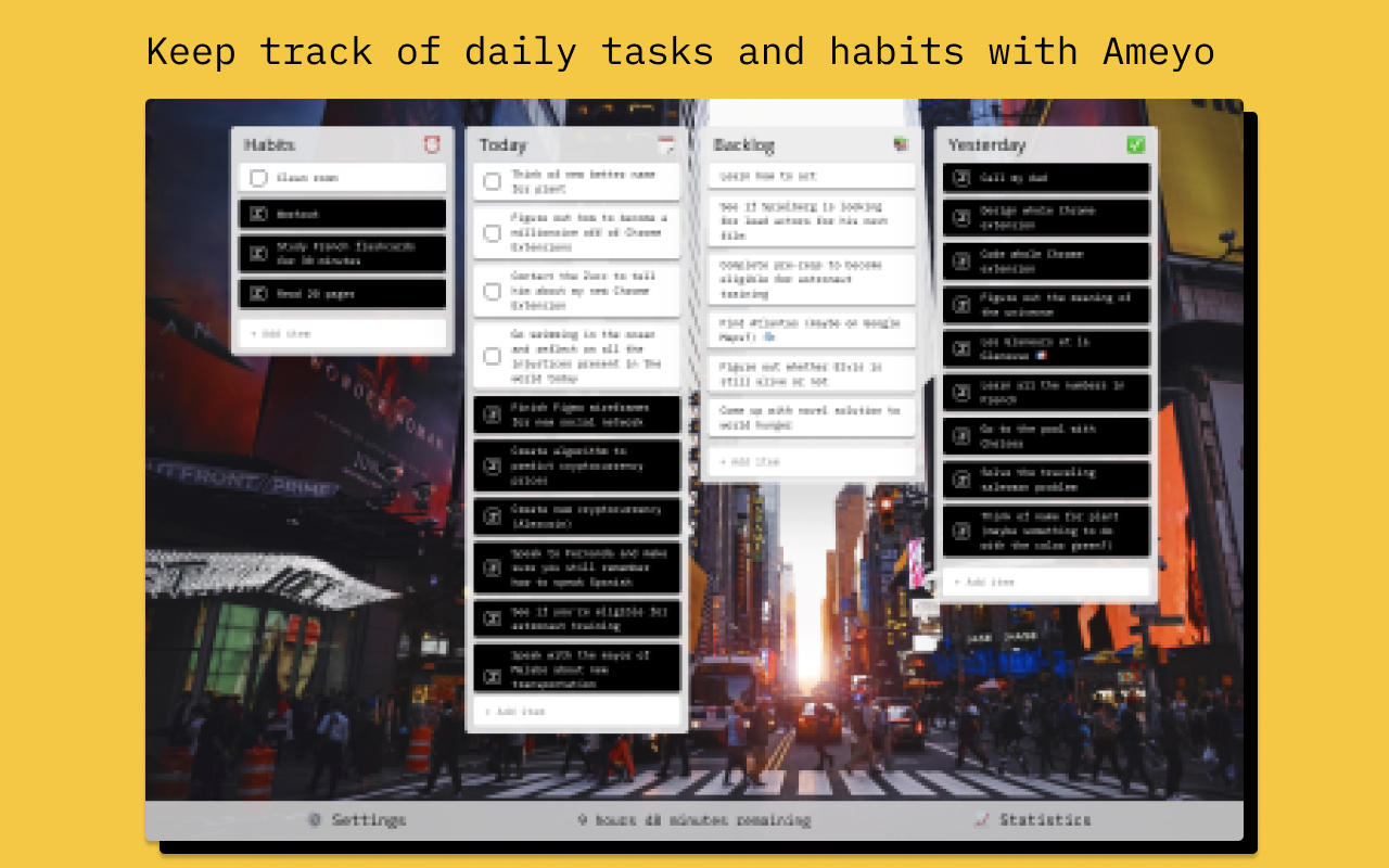 Ameyo | Task + Habit Tracker截图3