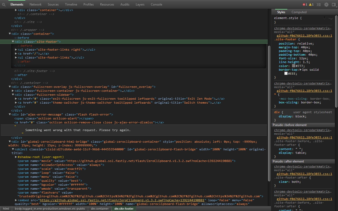 DevTools Theme: Zero Dark Matrix截图2