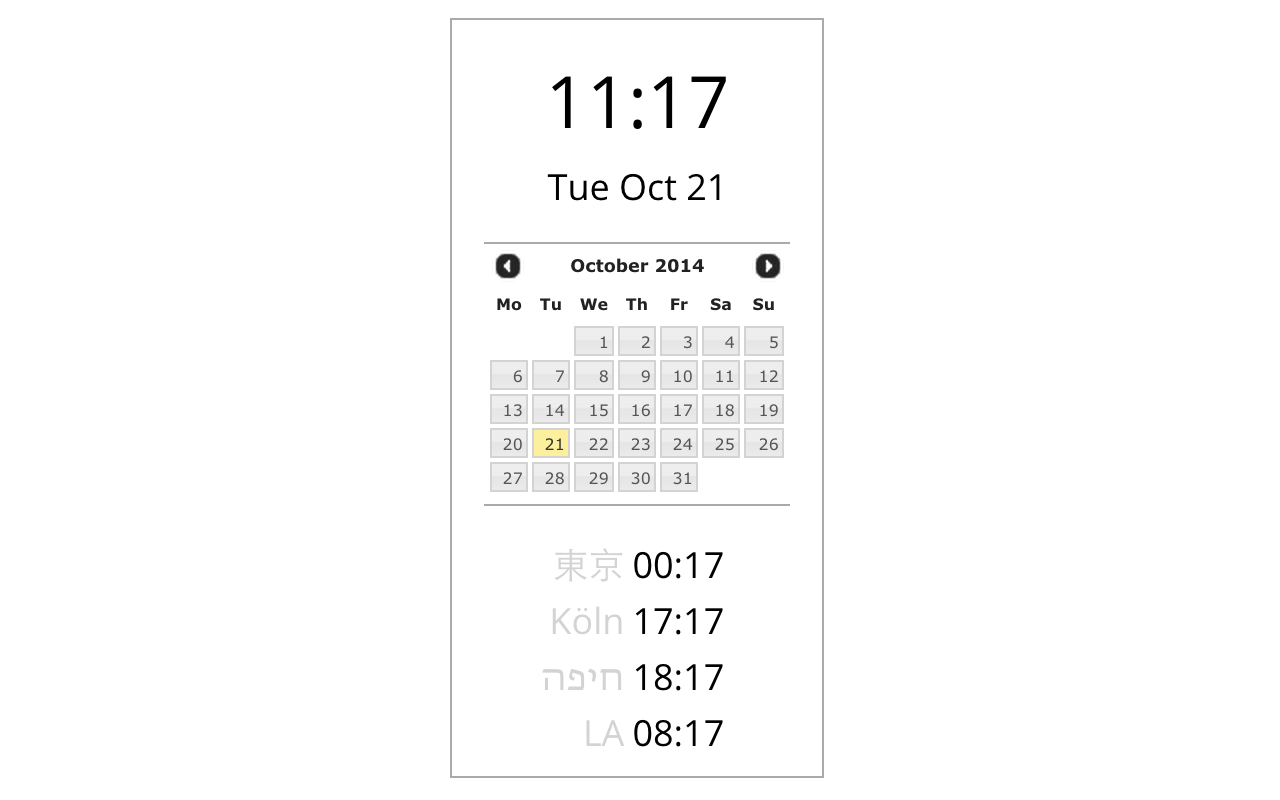 TZ Clock截图1