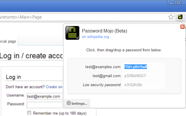 Password Mojo (Beta)截图1
