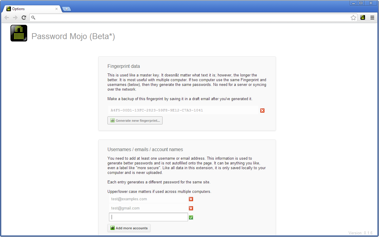 Password Mojo (Beta)截图2