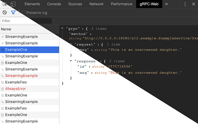 gRPC-Web Developer Tools截图3
