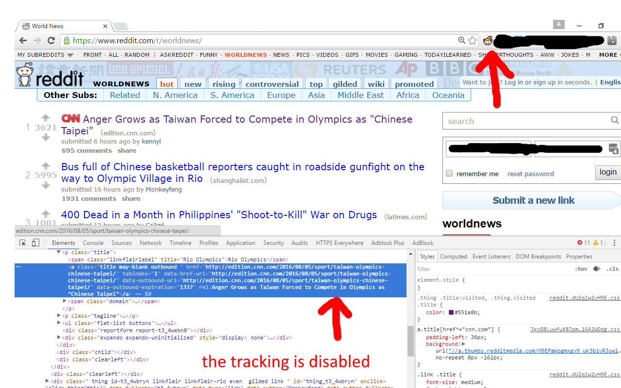 Stop Tracking Me on Reddit截图1