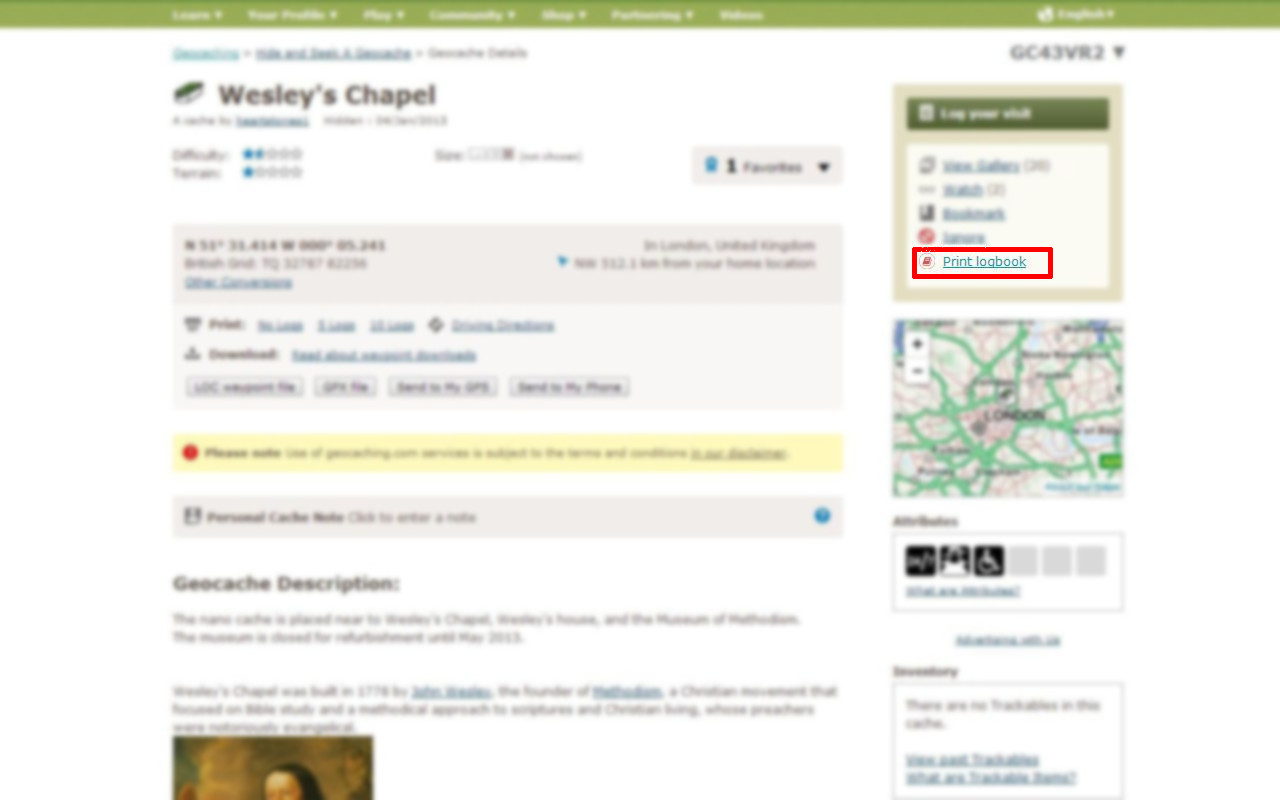 Geocaching Logbook Creator截图3