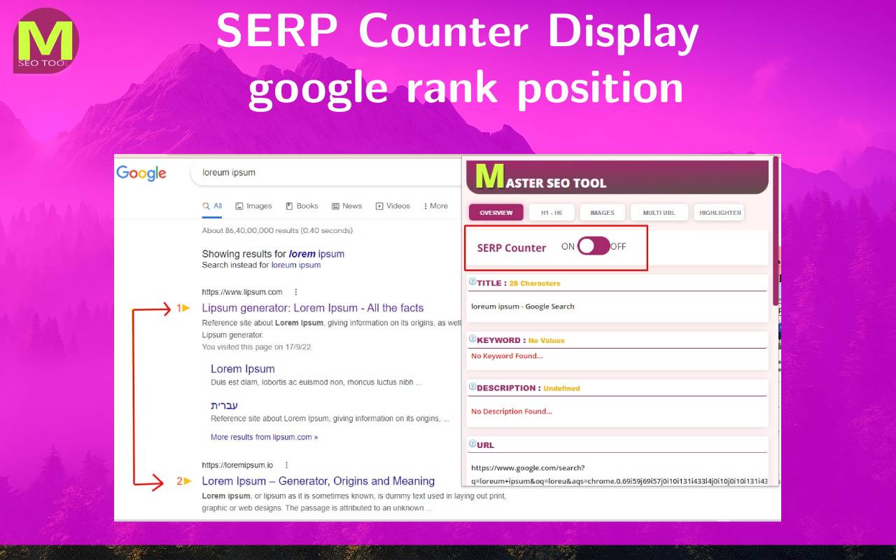 MASTER SEO Tool- SERP Counter & Meta截图4