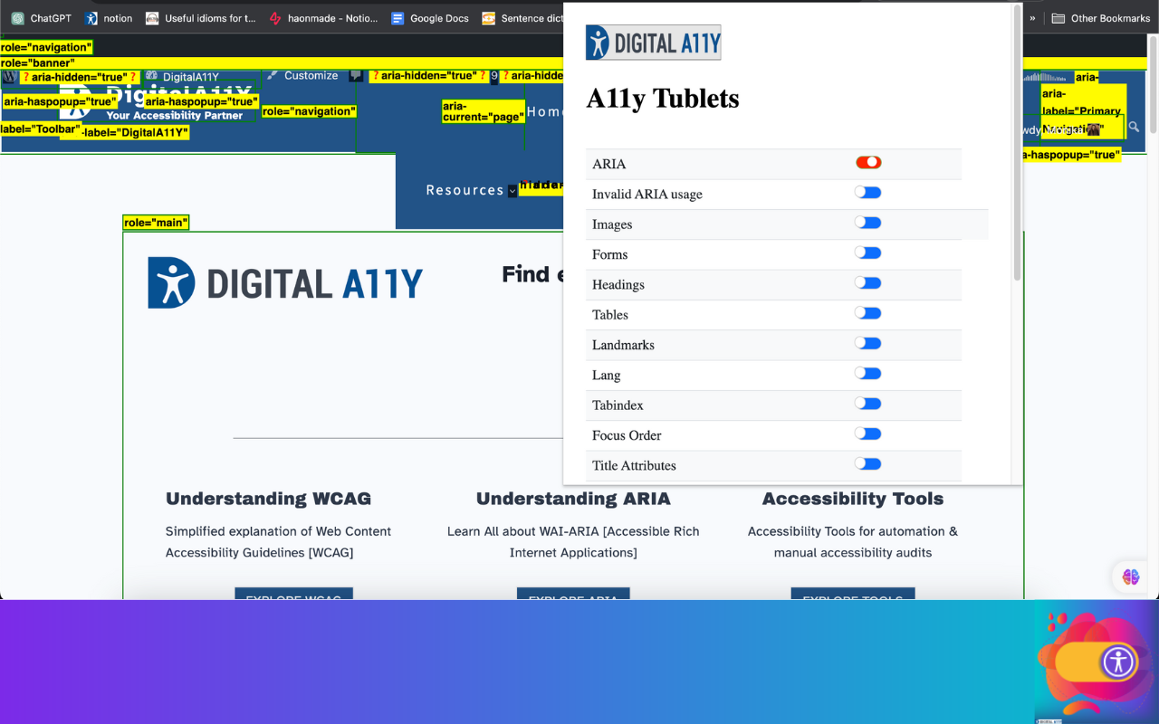 DigitalA11Y Tublets截图3