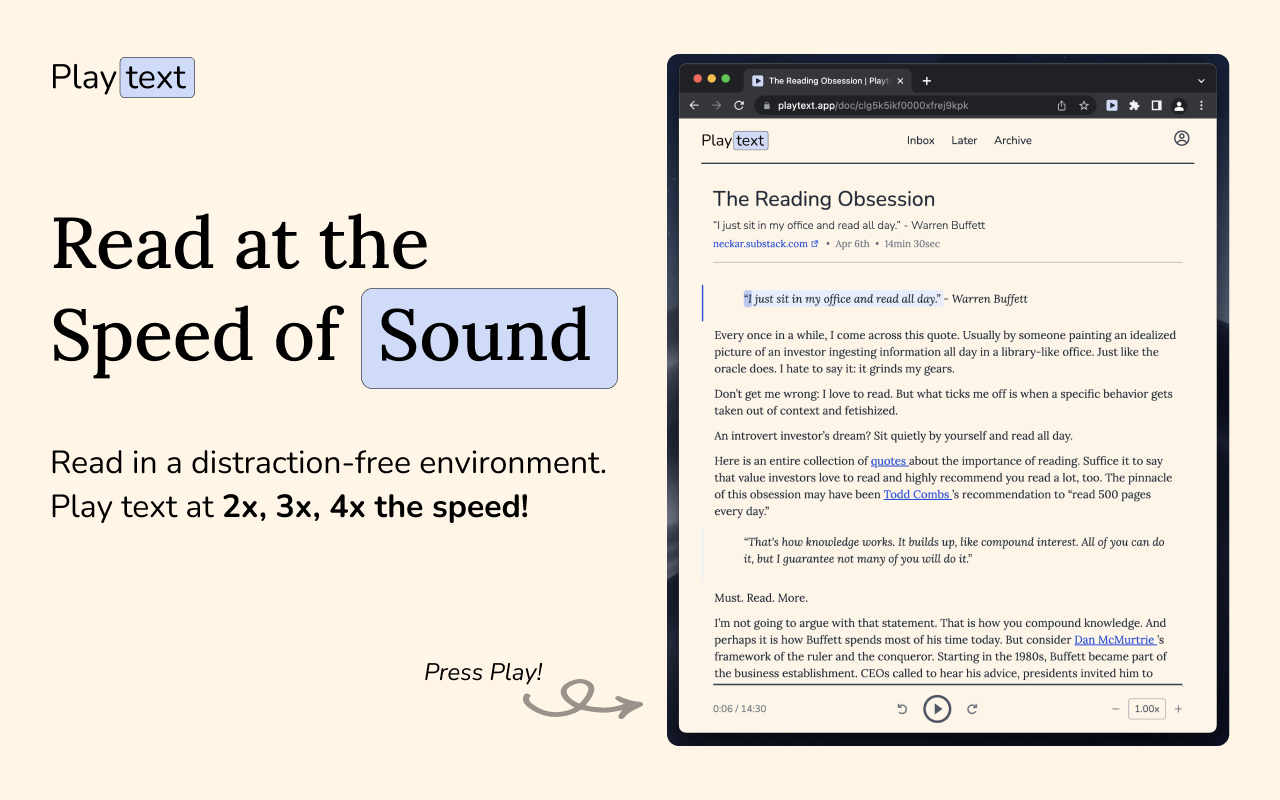 Playtext — Text to Speech截图2