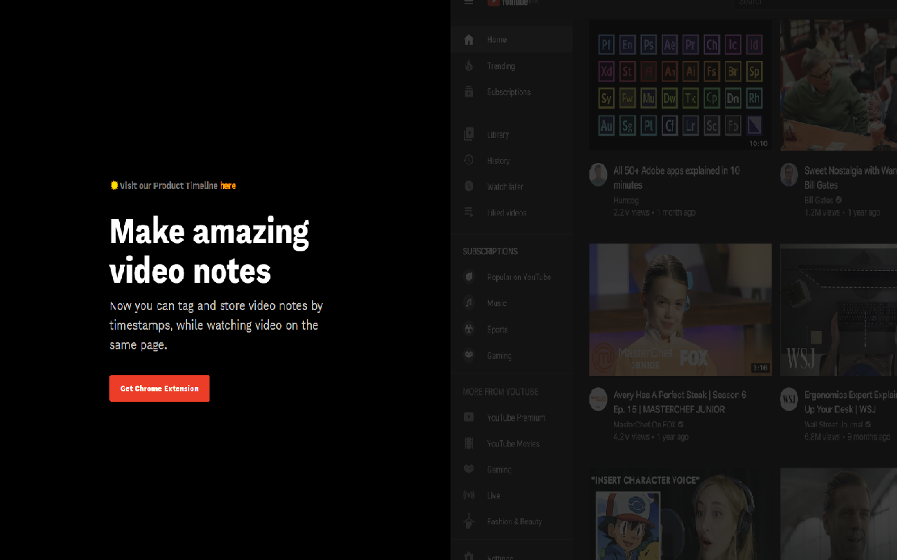 Transnote - Video Notes for YouTube截图3