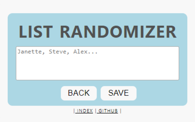 List Randomizer截图2