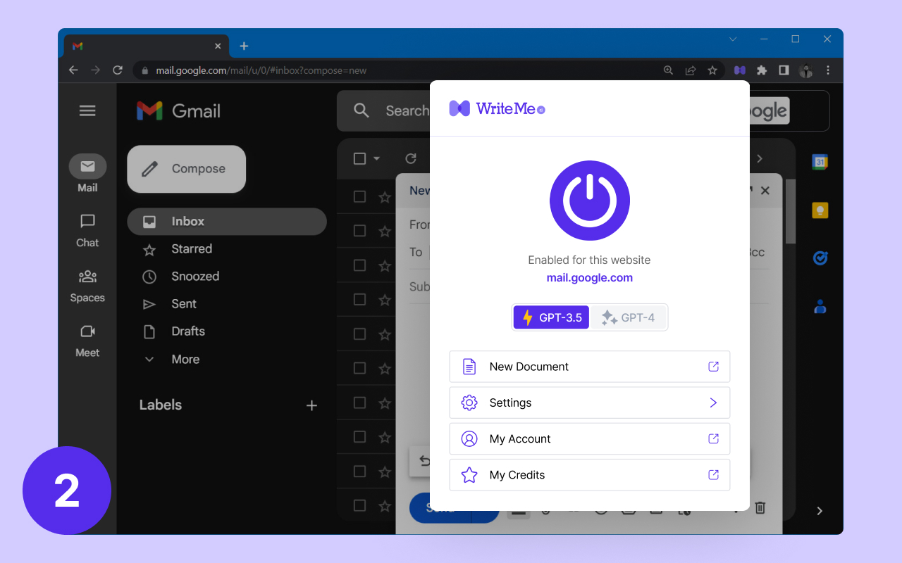 WriteMe.ai - AI powered writing assistant截图2