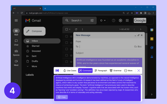 WriteMe.ai - AI powered writing assistant截图5