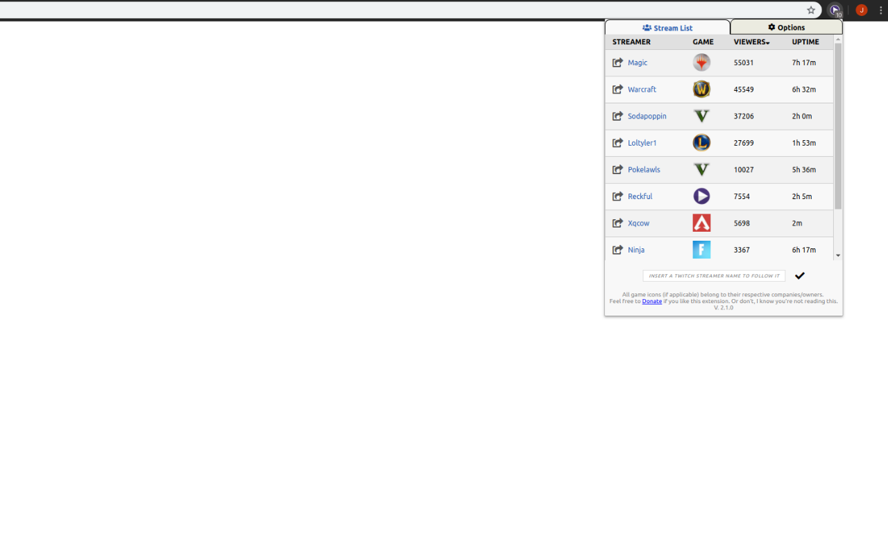 NowStreaming - Twitch截图2