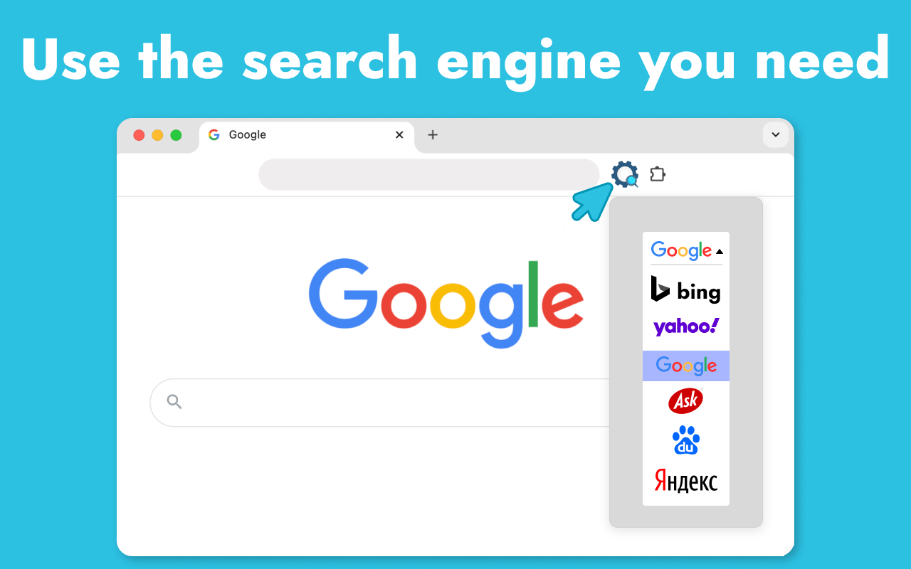 Change Default Search Engine截图1