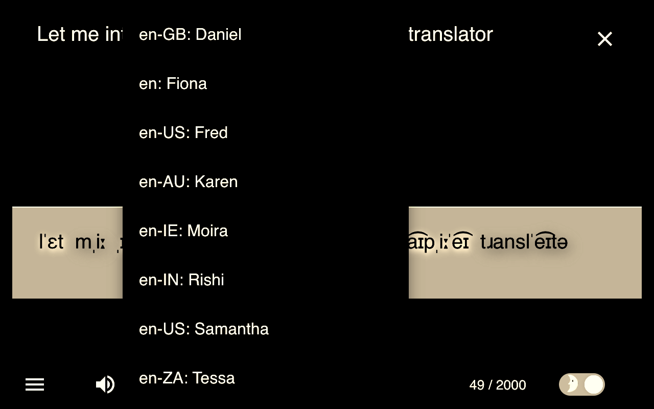 Unalengua IPA Translator截图1