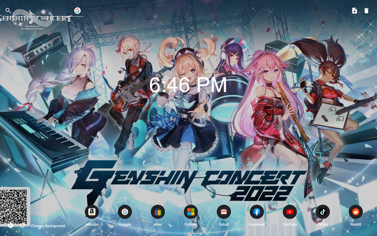 Genshin Impact New Tab截图4