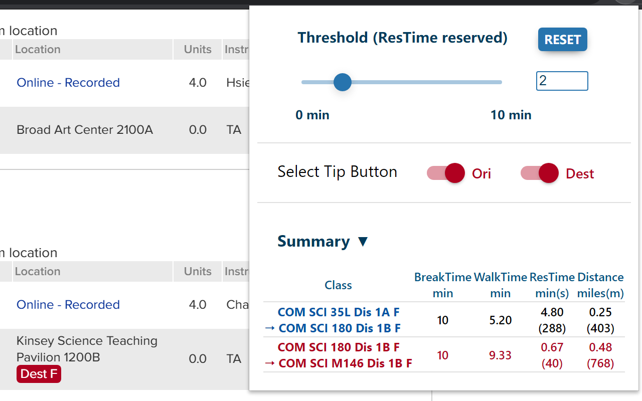 Easy Class Break (UCLA)截图1
